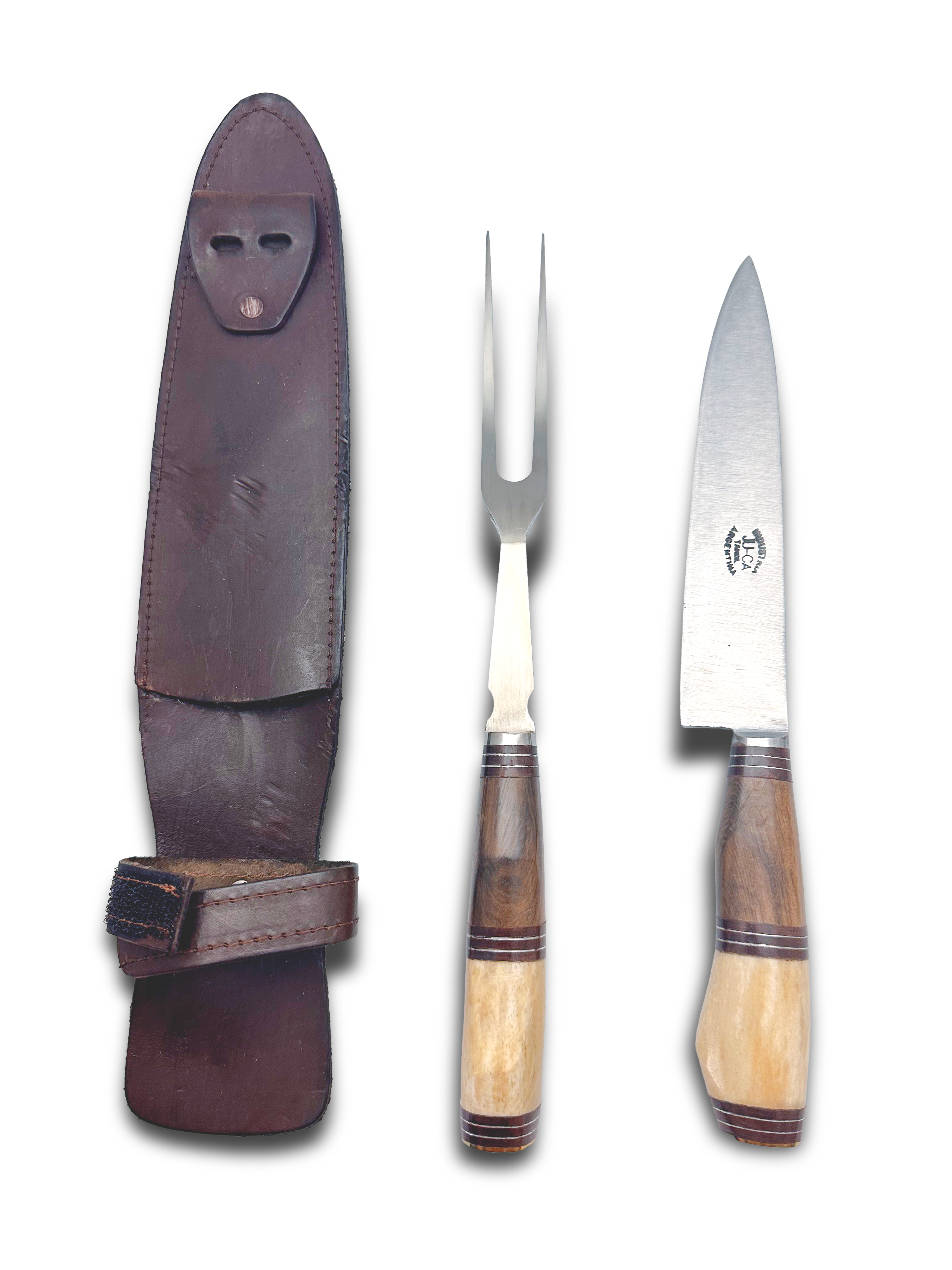 GW STORE - 7'' Pro BBQ Handcrafted Knife Set - Deer Antler Handle